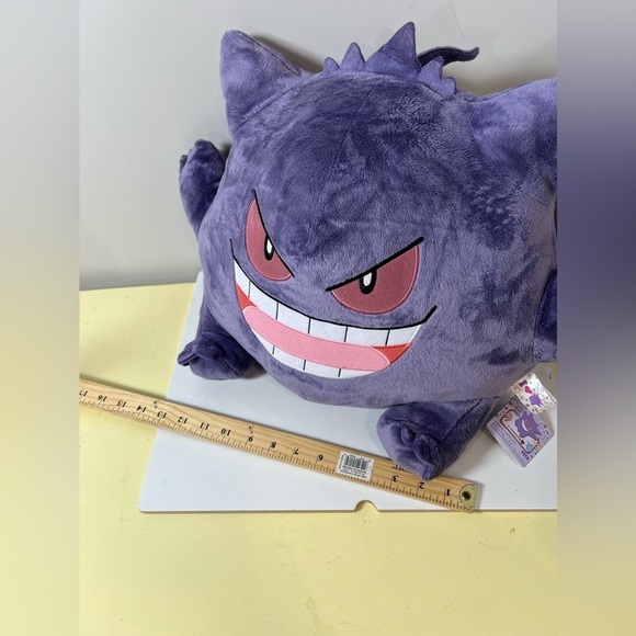 NWT RARE Benpresto Japanese Import Jumbo Pokémon Gangar Plush Stuffed Animal - Picture 9 of 10